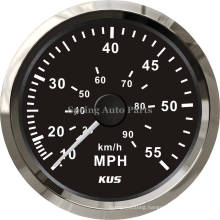 High Quality 85mm Speedometer 55mph 12V 24V with Backlight